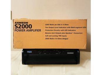 S2000 Stereo Amp From Samson Great Condition #107