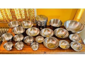 Brand New Towle Professional Stainless Steel Pasta Pot With Strainer Insert And Tons Of Bowls #161