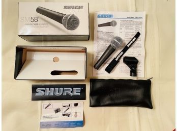 Shure SM58 Cardioid Dynamic Vocal Microphone #59