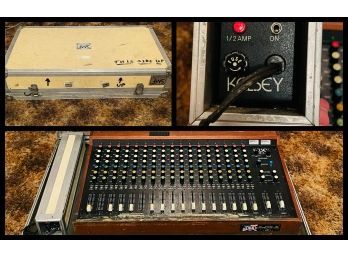 Kelsey Vintage 16  3 Channel Mixer With Kelsey Power Supply And SMF Road Case #124