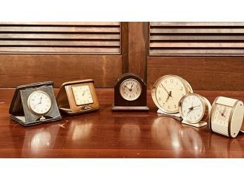Lot Of Antique Vintage Desk Clocks #12