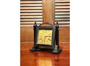 Antique Vintage Seth Thomas 4 Jewel Mahogany Wood Mantle Clock #63