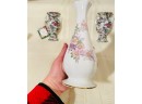 Lot Of Porcelain Pitcher, Vases And Wall Pocket Vases #91