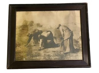 Jean-Francois Millet The Gleaners Reproduction In Antique Frame #23 25.5X31.5