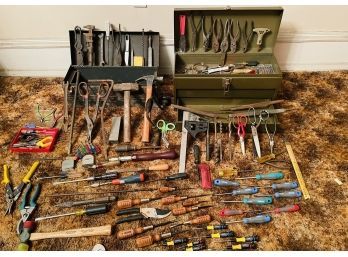 Large Lot Of Hand Tools And Tools Cases #39
