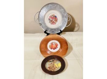 Vintage Trays And Wall Art #110