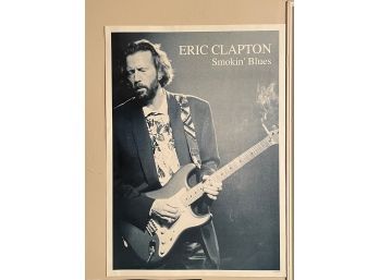 35 X 25.5 Eric Clapton In Concert Smokin Blues Vintage Poster Printes In Great Britain #157