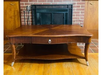 Mid Century Modern Solid Wood Coffee Table 19'H X 48'W X 28'D #63