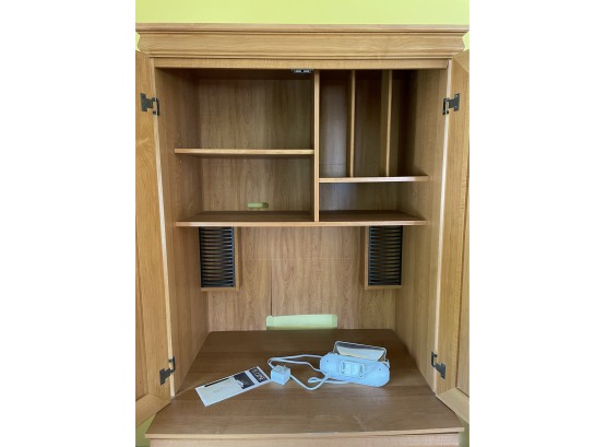 Armoire Home Office Desk In A Very Good Condition