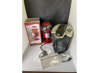 Lot Includes Keurig Coffee Maker And A Magic Snack Candy Dispenser