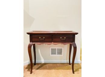 Ethan Allen 2 Drawer Console Table #9