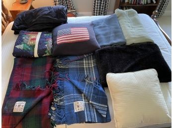 Scotland Pure Wool Throws, Blankets And Pillows