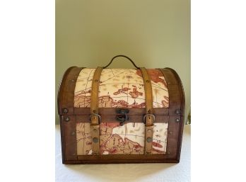 Vintage Style Wooden Leather Storage