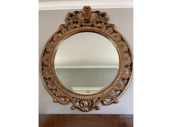 Beautiful Vintage Round Wall Mirror