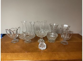 Lot Of Beautiful Vintage Crystal And Glassware