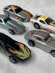 Five (5) 1970s Hot Wheels, Corvettes And Others