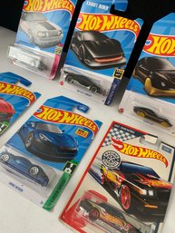 Six (6) Hot Wheels Cars On Cards NIP New In Package