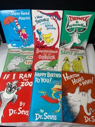 Collection Of Nine (9) Hardcover Dr. Seuss Books
