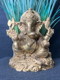 Brass Ganesha Bhagwan Idol Statue, Ganpati Murti, Diwali Gift, Home Entrance Decor
