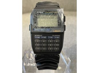 80's Casio Calculator Data Bank 150 Illuminator Watch