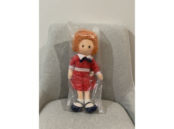 !982 Knickerbocker Toys Little Orphan Annie Plush Collectable.new Never Taken Out Of Plastic.