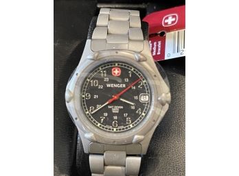 New Swiss Military Wenger Watch Solid