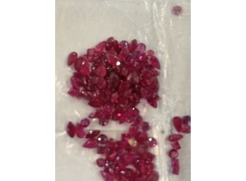 150 Plus Real Ruby Stones All Shapes And Sizes