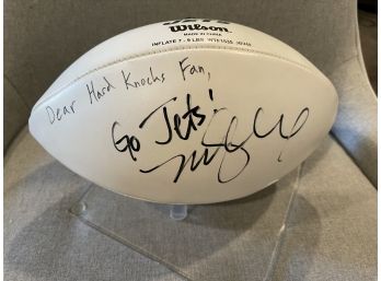 Jets Autographed Football Hard Knock