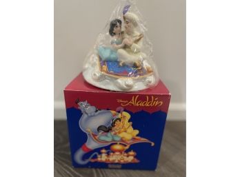 Disney's Alladdin Collectable Schmid  Music Box  New Never Taken Out.