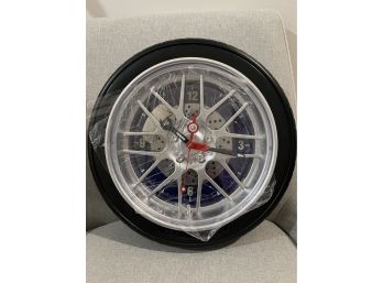 New Wheel Rim Clock Shop Clock Man Cave Clock.quartz