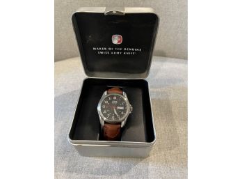 Wenger Swiss Military Watch New Leather Band