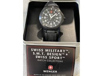 Swiss Military S.M.T. Design Swiss Sport Wenger Watch New With Case