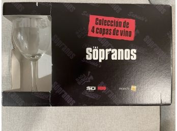 Sopranos Collection Wine Cups  Original Collectors Set