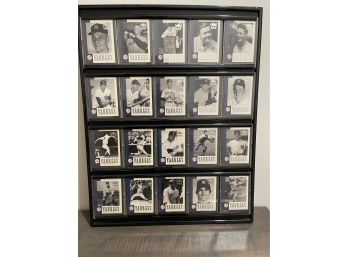 Yankee Baseball Cards Frame Hall Of Famers  Upper Deck Yankees Legends