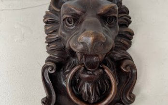 Bronze Lion Head Door Knocker