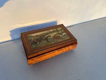 Revolutionary War Scene Jewelry/Treasure Box