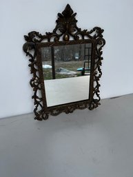 Bronze Decorated Frame Mirror