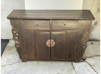 Wide Chinese Buffet Sideboard
