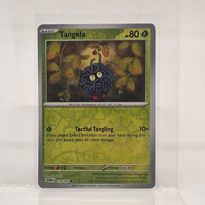 Tangela Reverse Holo Pokemon 151 S & V Pokemon Card