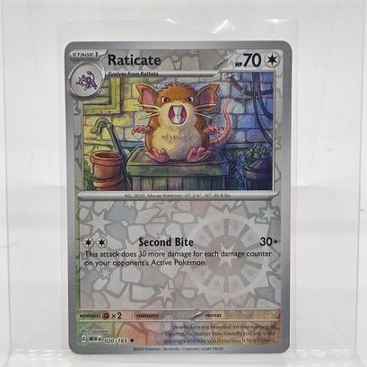 Raticate      Gr Jy Reverse Holo S&V 151 Pokemon Card
