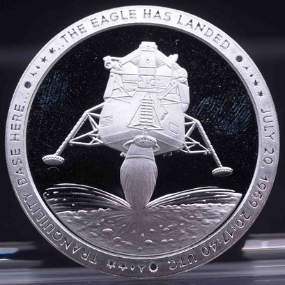 2019 50 Year Anniversary Apollo 11 1oz Silver Round