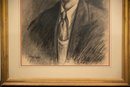 Antique Original Portraiture Charcoal On Paper Signed Cecilia Beaux
