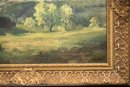 1929 Original Landscape Oil On Canvas Signed C. Moll