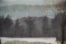 Antique Original Landscape Oil Painting Signed G. C. Ault