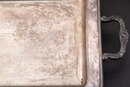 Silver Plate Engraved Rectangle Platter