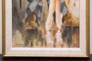 Vintage Impressionist Oil On Canvas 'Ballet Dancer'