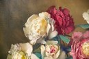 Vintage Still Life Original Oil Painting 'Roses In Vase'
