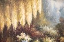 Large Impressionist Original Oil 'Garden Scene'