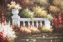 Large Impressionist Original Oil 'Garden Scene'