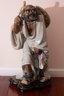 Chinese Porcelain Deity Statue Very Heavy